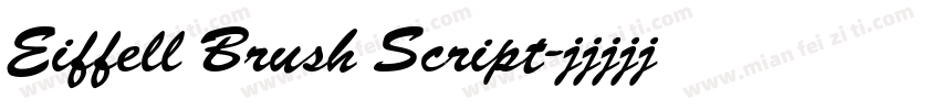 Eiffell Brush Script字体转换